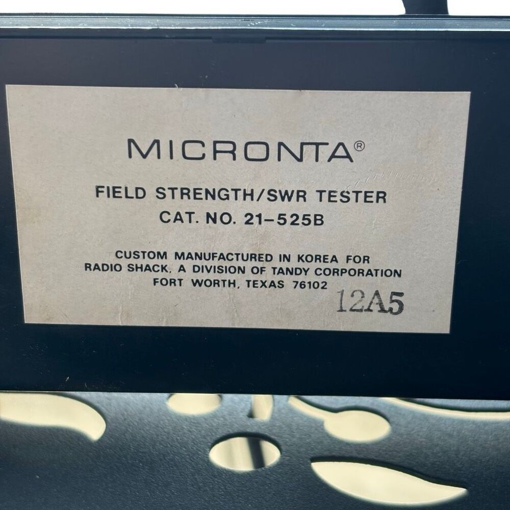 Micronta Field Strength/SWR Tester - Picture 5 of 7